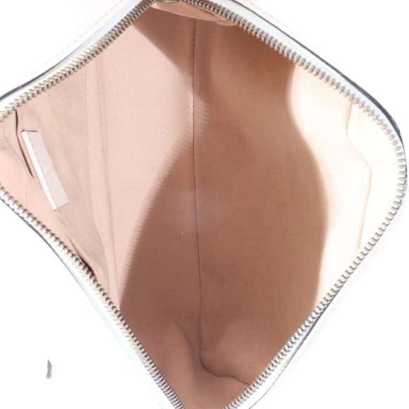 Gucci White Leather Small GG Marmont Shoulder Bag - Picture 8 of 8